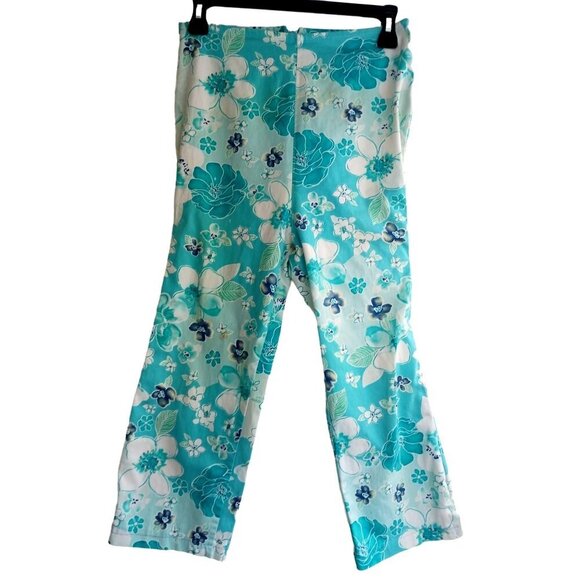 Vintage 60s Size XS Groovy Flower Power Capris - Picture 1 of 5